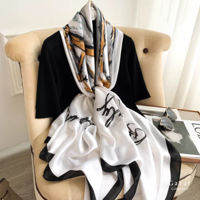 Written Odyssey Scarf – Luxury Women’s Hijab Collection