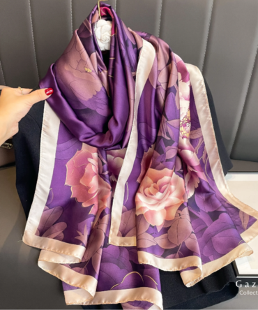 Majestic Amethyst Scarf – Luxury Women’s Hijab Collection