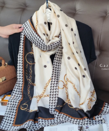 Polka Chic Scarf – Luxury Women’s Hijab Collection